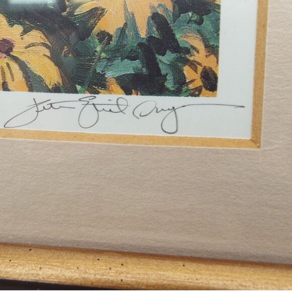 Peter Etril Snyder Signed Print "Yellow Lilies" Framed 186/950 - Picture 6 of 9